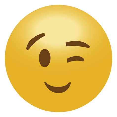 Wink emoji emoticon - Transparent PNG & SVG vector file