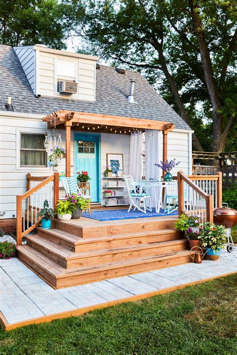 11 DIY Small Deck Ideas to Steal from This Colorful Outdoor Space