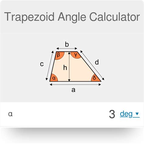 Suburbie înălțați A sufla angle calculator trapezoid Ai încredere ...