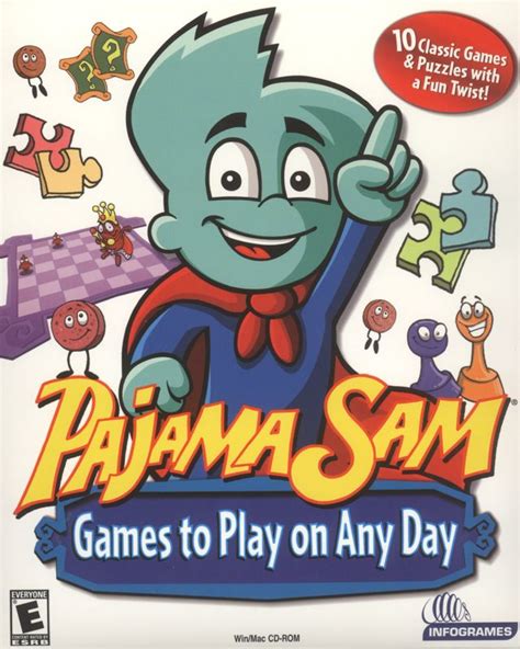 Pajama Sam: Games to Play on Any Day box covers - MobyGames