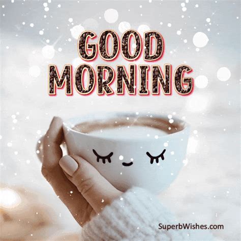 Beautiful Good Morning Coffee GIF For A Happy Day | SuperbWishes.com