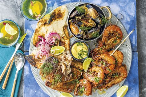 Grilled Seafood Platter - Ingredients and Method - Fresh Living