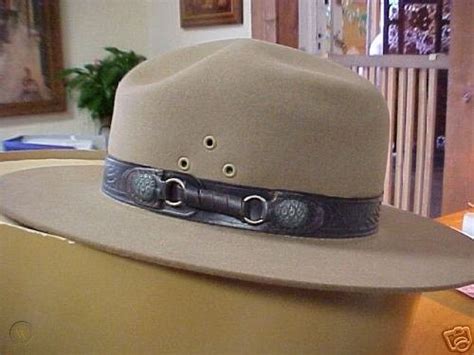 Stetson Park Ranger Hat-Felt w/ Leather Band PERFECT NR | #24394757