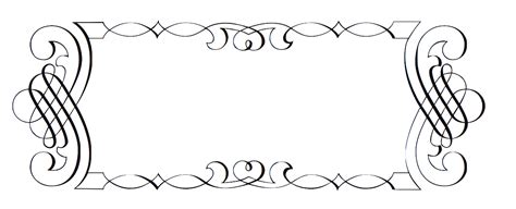 Scroll Border Vector Transparent - Free Vector And Clipart Ideas