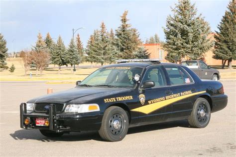 Wyoming Highway Patrol State Trooper Ford CVPI | Old police cars, State ...