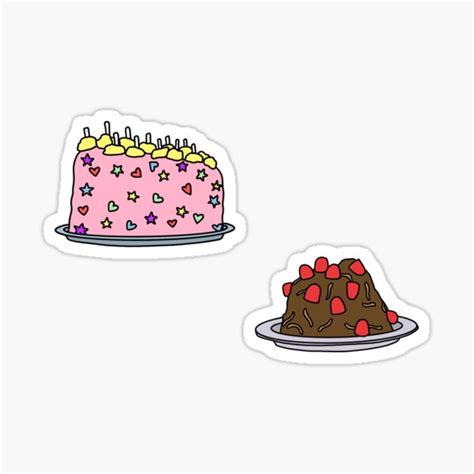 "Max and Ruby Bunny Cakes" Sticker for Sale by Maddie Guyton | Redbubble