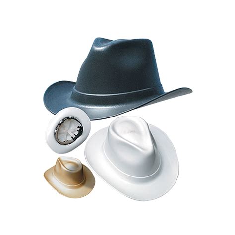 3pck-cowboy Hard Hat de estilo (Ratchet Suspensión) gray-one-size ...