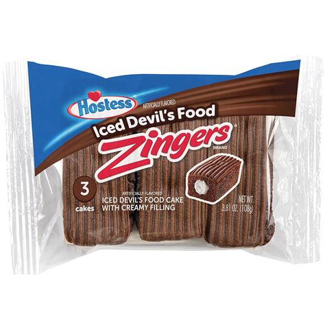 Amazon.com: Hostess Zingers Devil's Food (Pack of 3) 108g : Grocery ...