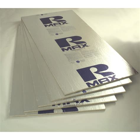 Shop Rmax Polyisocyanurate Foam Board Insulation (Common: 1-in x 4-ft x ...