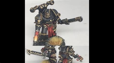 Black Legion/Chaos Space Marine painting techniques - The Brush and Boltgun