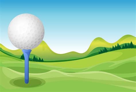 Golf Ball On Tee Vector Art, Icons, and Graphics for Free Download