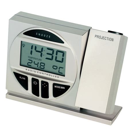 Radio-controlled projection alarm clock with temperature | TFA Dostmann