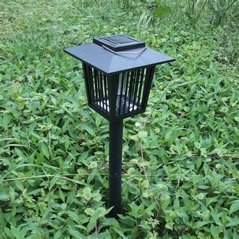 Solar Powered Mosquito Killer UV LED Light Garden Lawn Mosquito ...