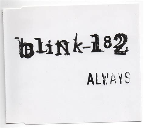 Blink-182 – Always (2004, CD) - Discogs