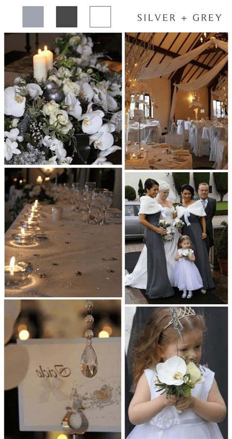 7 Silver Wedding Color Palette Ideas 2024 | CFC