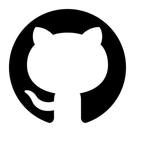 GitHub logo PNG transparent image download, size: 1600x1600px