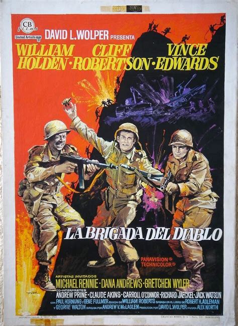 THE DEVIL’S BRIGADE (1968), original movie poster artwork by MAC, in ...