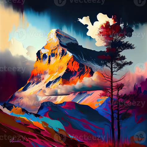 Landscape Art - Ai Generated 22416462 Stock Photo at Vecteezy