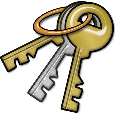 Key Ring Clipart - Clip Art Library