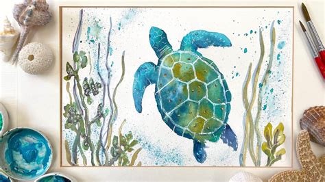 Sea Turtle Watercolor