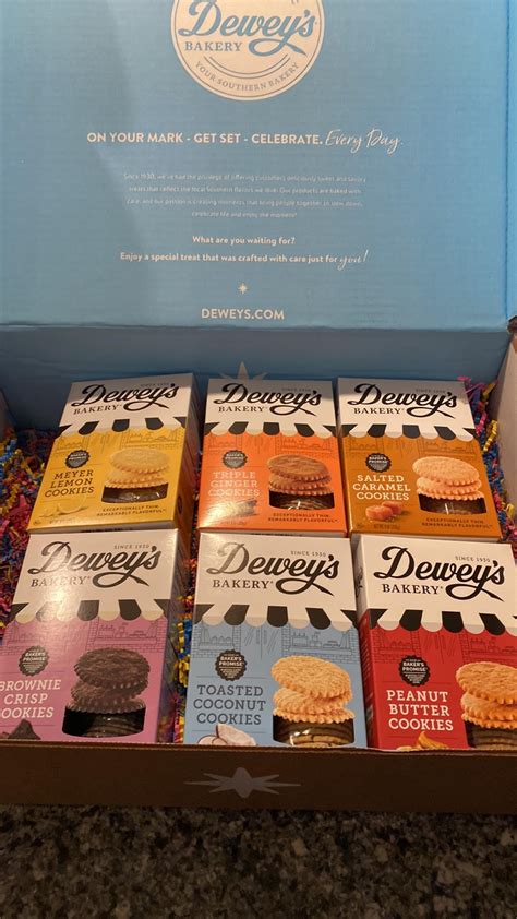 Dewey's Bakery Moravian Cookie Thin Gift Box all 6 in one gift box. $5 ...