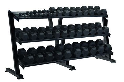 Hex Professional Tray Dumbbell Rack | Gym Equipment Storage | York