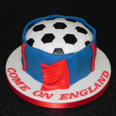 Cake by Lisa Price: Come on England - football cake