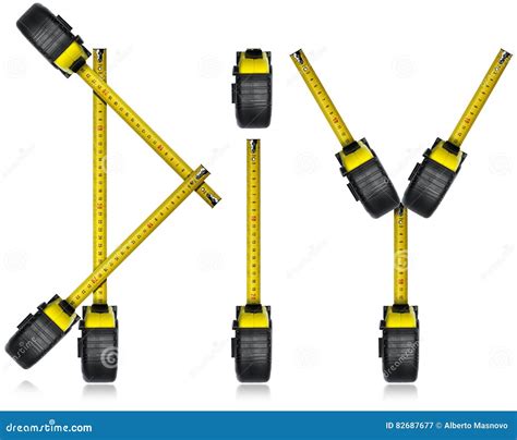 Diy Symbol - Tape Measures stock image. Image of tape - 82687677