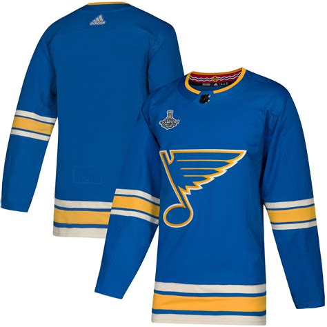 St. Louis Blues adidas 2019 Stanley Cup Champions Alternate Authentic ...