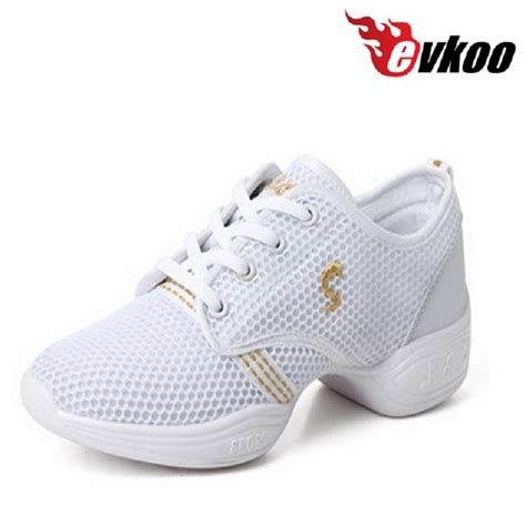 2017 Women Dancing Sport Shoes Hip Hop white Breathable US4-8 soft ...