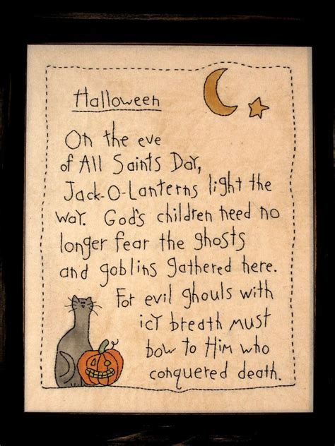 Halloween Christian Poem