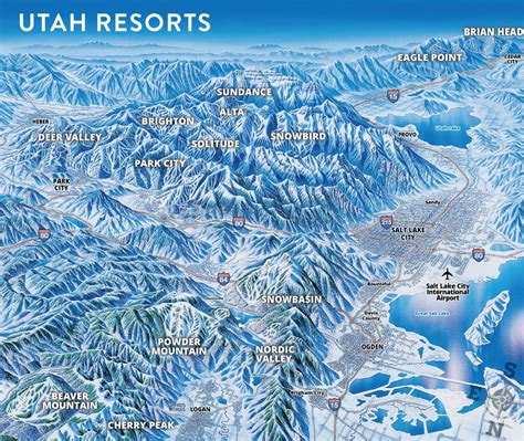 Ski Utah Map overview • Nomads With A Purpose