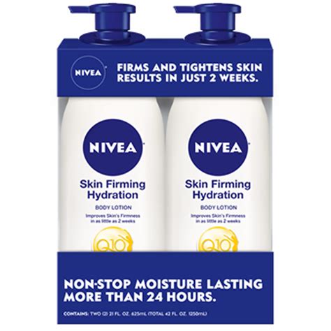 NIVEA Skin Firming Hydration Body Lotion Q10, 2 pk./20 fl. oz ...