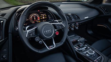 Audi R8 V10 performance Spyder 5K Interior Wallpaper | HD Car ...