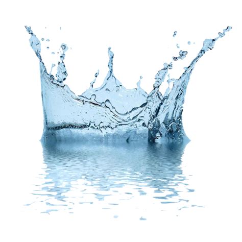 Transparent Vector Water Splash And Wave On Light Background, Water ...