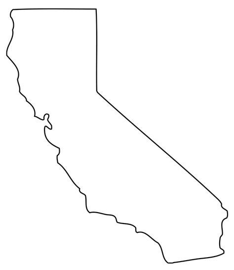 California Blank map Clip art - california png download - 745*859 ...