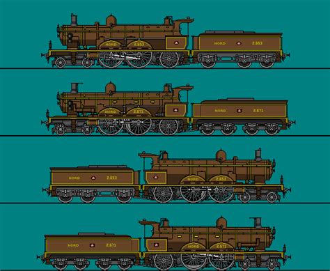 Nord De Glehn 4-4-2 Atlantic by Sampug394 on DeviantArt | Nord, Train ...