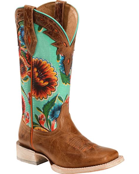 Ariat Women's Floral Textile Circuit Champion Western Boots | Boot Barn