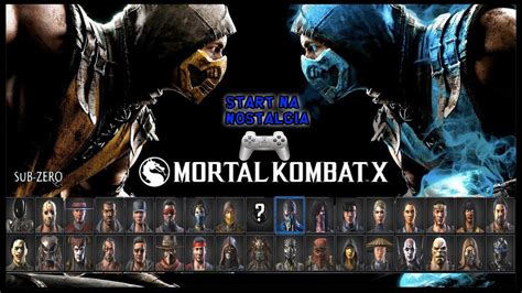 MK10 - Mortal Kombat X - Todos os personagens / All Characters 【4K ...