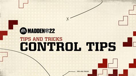 Madden NFL 22 - Tips and Tricks - Controls - Official Site