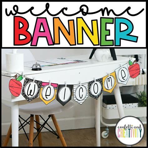 Editable Classroom Welcome Banner Bright Classroom Decor - Etsy