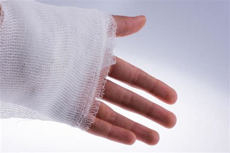 hand wrapped in bandage 14841400 Stock Photo at Vecteezy