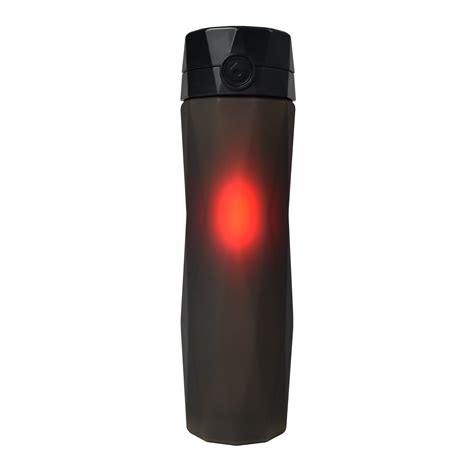 Hidratespark 2.0 Smart 24 oz Black and red Plastic Water Bottle with ...