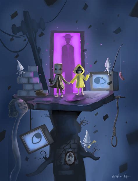 Little Nightmares 2 fan art, me 2021, digital : r/LittleNightmares