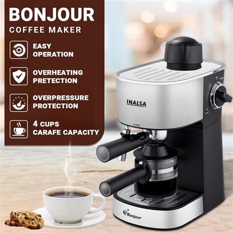 Semi-Automatic Inalsa Bonjour Coffee Maker at Rs 3995/piece in New ...