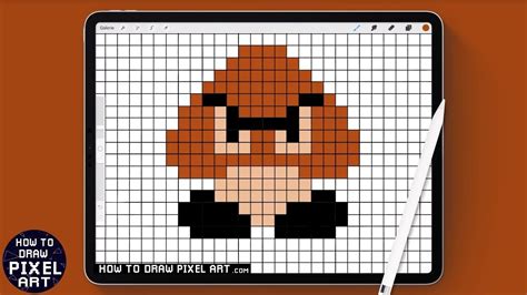 goomba pixel art : +31 Idées et designs pour vous inspirer en images ...