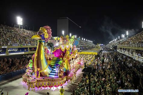 In pics: parades of Rio Carnival 2019 at Sambadrome in Brazil - Xinhua ...