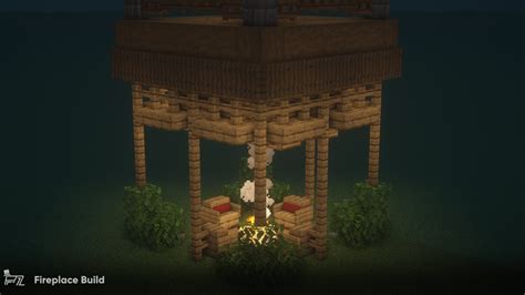 I made a cozy fireplace build, I'm pretty new to the building scene so ...