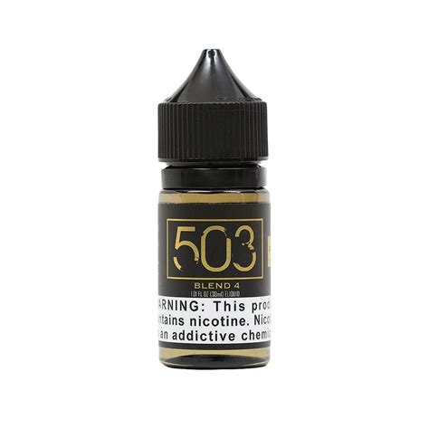 Blend 4 Tobacco Salt Nicotine Vape Juice by 503 eLiquid (30ml) – Juishy