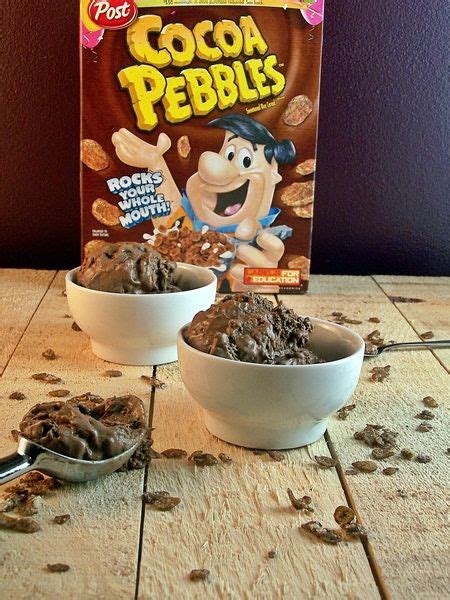 Cocoa Pebbles Ice Cream, how about fruity pebbles? :) | Fruity pebbles ...